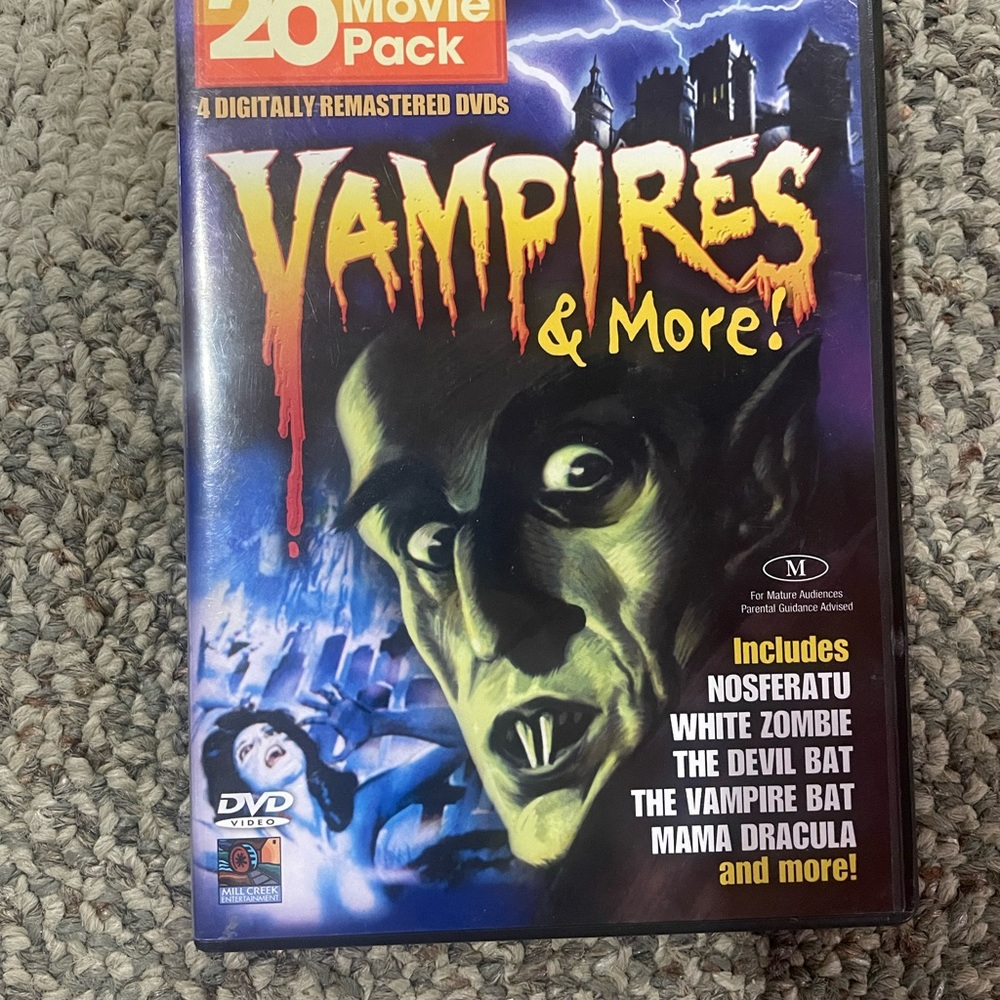 DVD - Vampires & More 20 movie pack, 4 discs